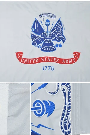 3x5 United States Army Embroidered Flag 3' x 5' US Army Double Sided